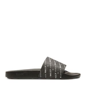 Bally Men's Slanter Pool Slides in Black